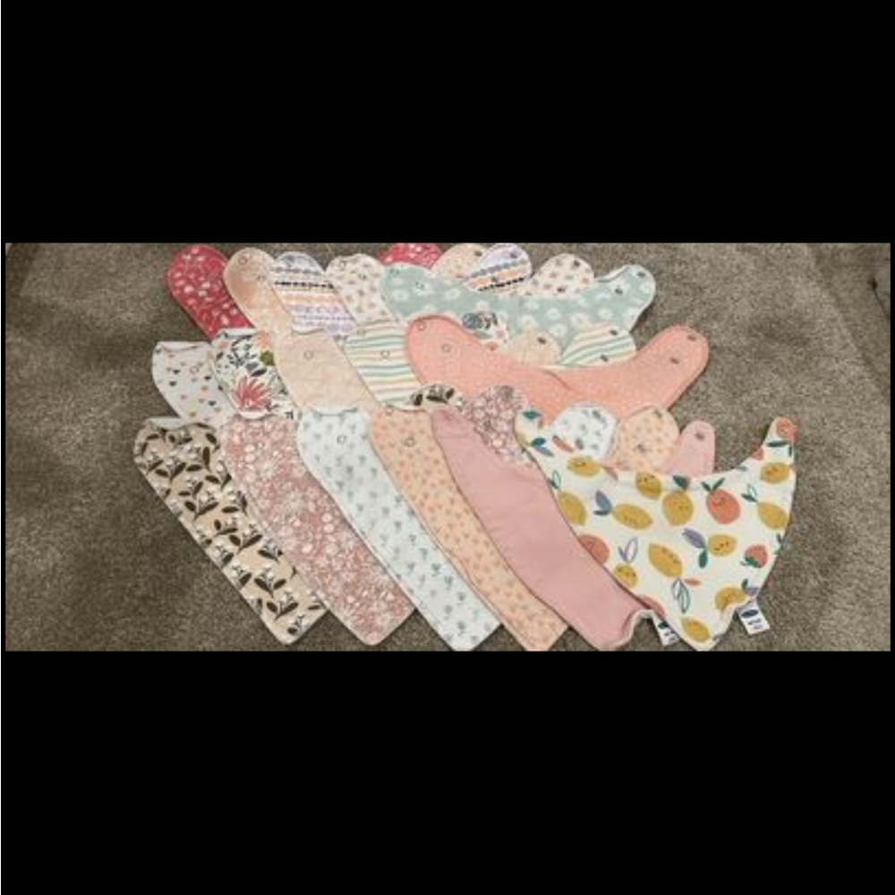 Copper pearl bibs